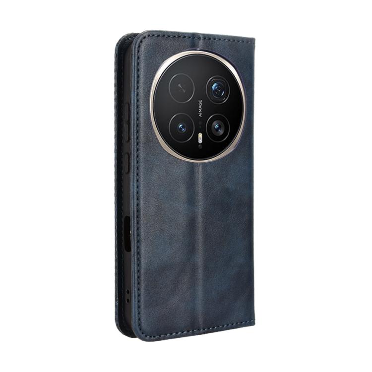For Honor Magic8 Pro Magnetic Buckle Retro Texture Leather Phone Case