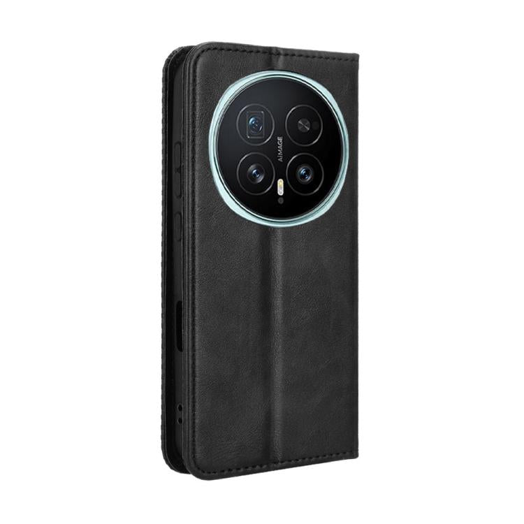 For Honor Magic8 Magnetic Buckle Retro Texture Leather Phone Case