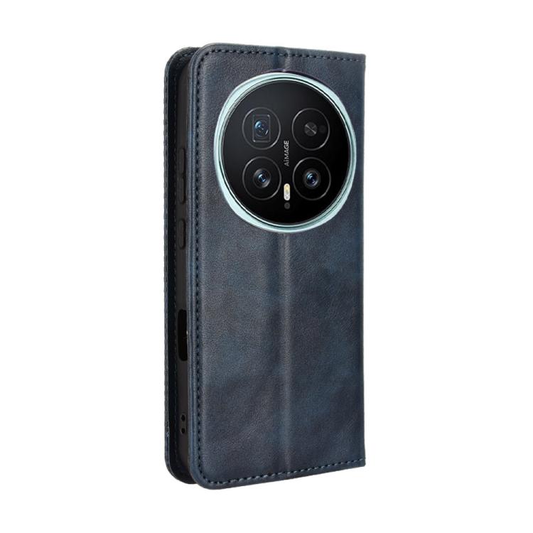 For Honor Magic8 Magnetic Buckle Retro Texture Leather Phone Case