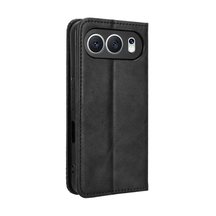 For Honor 500 Global 155.8mm Magnetic Buckle Retro Texture Leather Phone Case