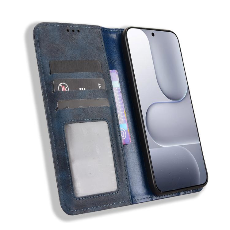For Honor 500 Global 155.8mm Magnetic Buckle Retro Texture Leather Phone Case