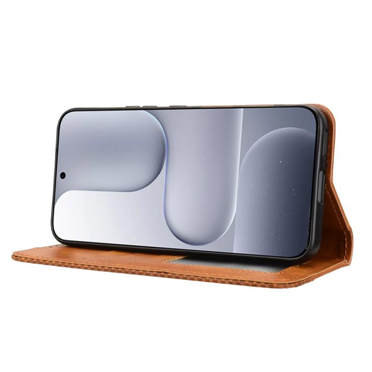 For Honor 500 Global 155.8mm Magnetic Buckle Retro Texture Leather Phone Case