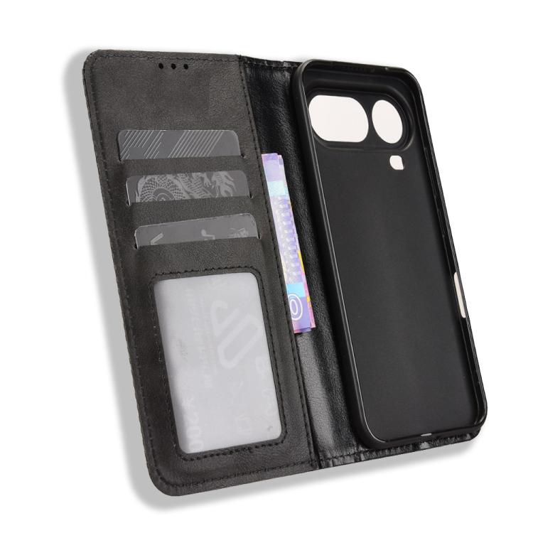 For Honor Magic8 Pro Air 5G Magnetic Buckle Retro Texture Leather Phone Case