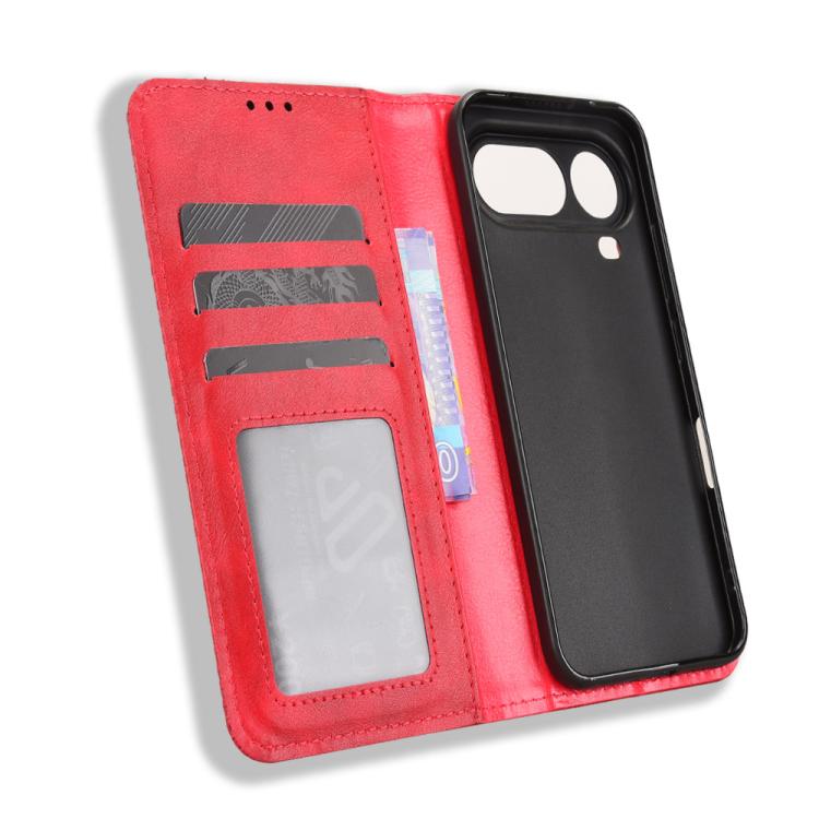 For Honor Magic8 Pro Air 5G Magnetic Buckle Retro Texture Leather Phone Case