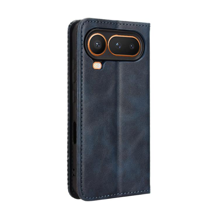 For Honor Magic8 Pro Air 5G Magnetic Buckle Retro Texture Leather Phone Case