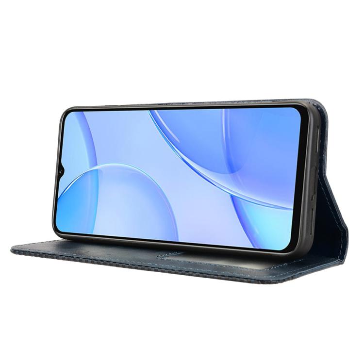 For Oukitel C57S Magnetic Buckle Retro Texture Leather Phone Case