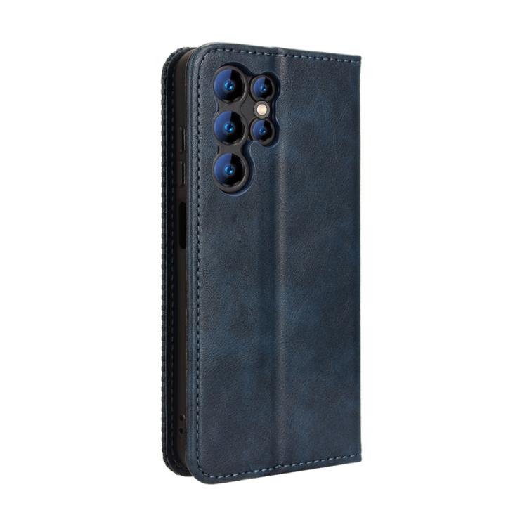 For Oukitel C61 / C61 Pro Magnetic Buckle Retro Texture Leather Phone Case