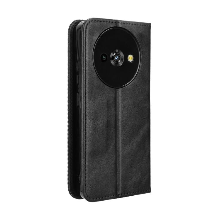 For Oukitel C59 / C59 Pro Magnetic Buckle Retro Texture Leather Phone Case