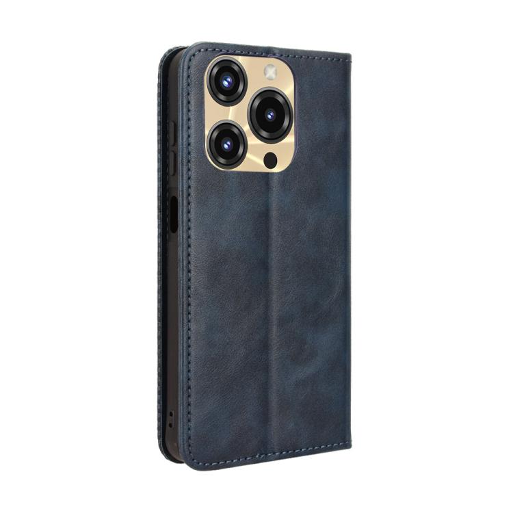 For Oukitel C69 Magnetic Buckle Retro Texture Leather Phone Case