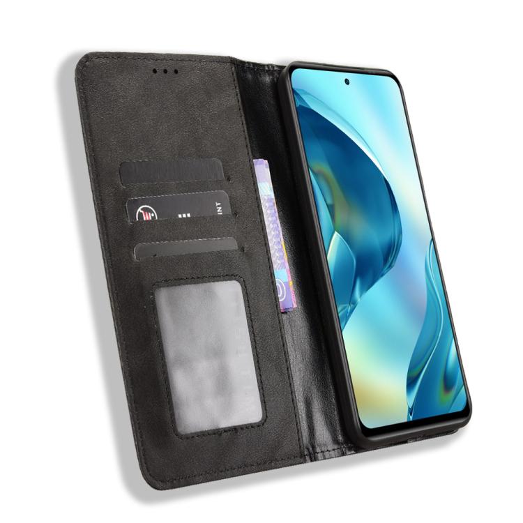 For Oukitel C68 Magnetic Buckle Retro Texture Leather Phone Case