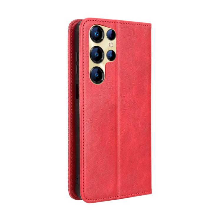 For Oukitel C68 Magnetic Buckle Retro Texture Leather Phone Case