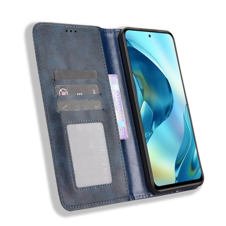 For Oukitel C68 Magnetic Buckle Retro Texture Leather Phone Case