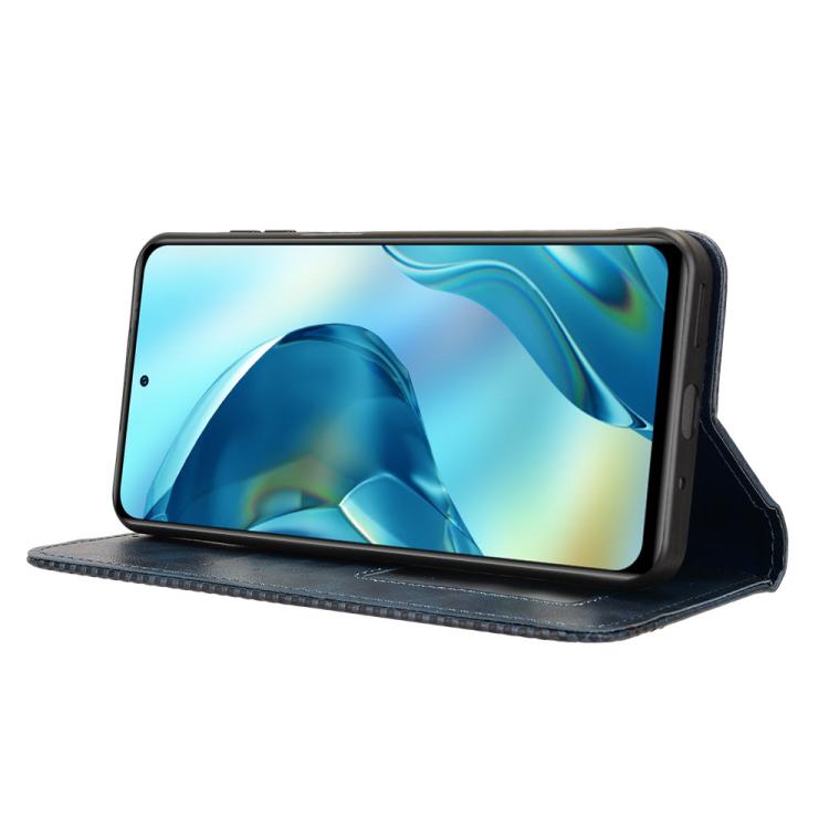 For Oukitel C68 Magnetic Buckle Retro Texture Leather Phone Case