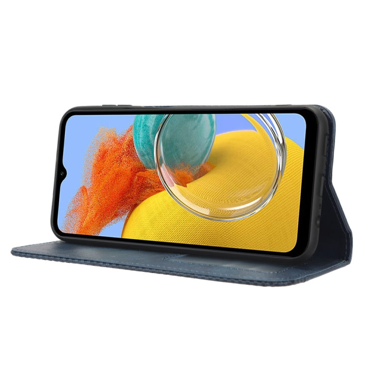 For Samsung Galaxy M54 5G Magnetic Buckle Retro Texture Leather Phone Case