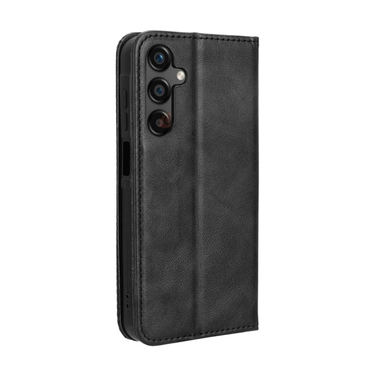 For Samsung Galaxy C55 / M55 5G Magnetic Buckle Retro Texture Leather Phone Case