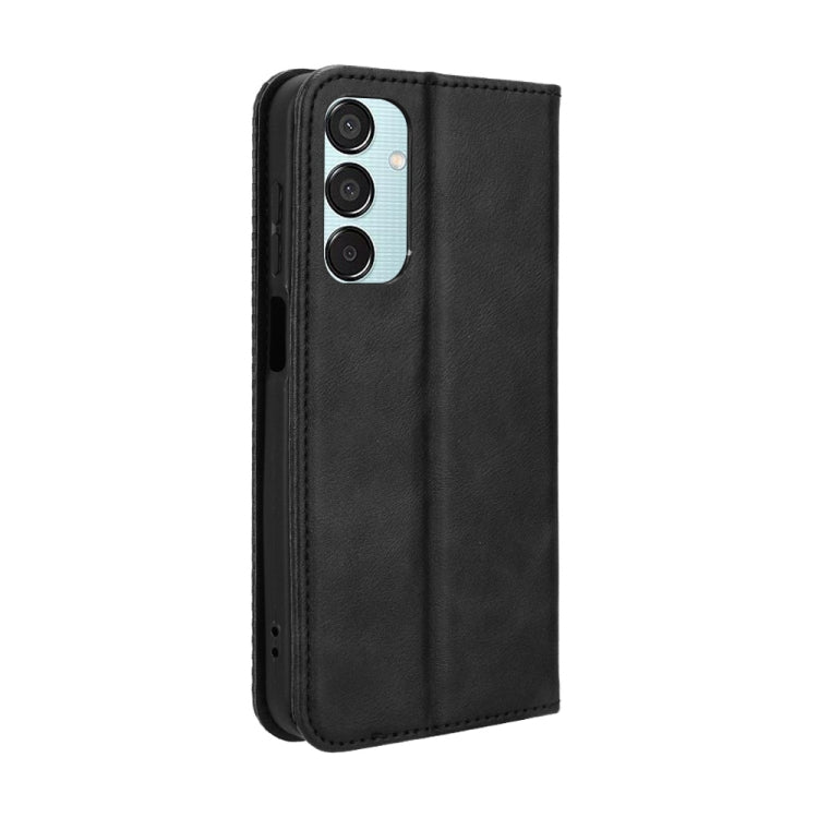 For Samsung Galaxy F15 / M15 5G Magnetic Buckle Retro Texture Leather Phone Case