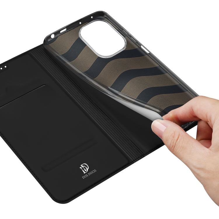 For Xiaomi Poco F5 / Redmi Note 12 Turbo DUX DUCIS Skin Pro Series Flip Leather Phone Case