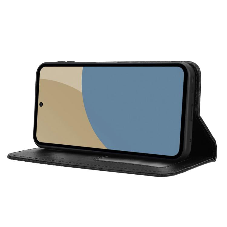 For Sharp Aquos Sense10 Magnetic Buckle Retro Texture Leather Phone Case