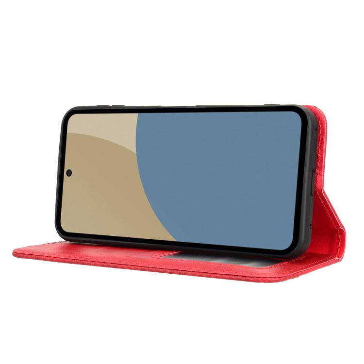 For Sharp Aquos Sense10 Magnetic Buckle Retro Texture Leather Phone Case