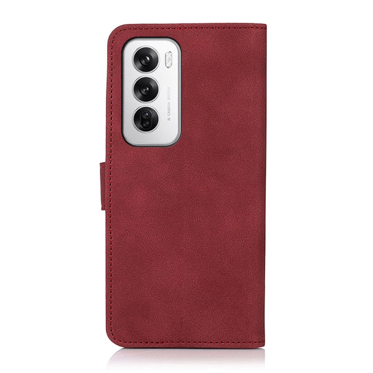 For OPPO Reno12 5G Global KHAZNEH Matte Texture Leather Phone Case