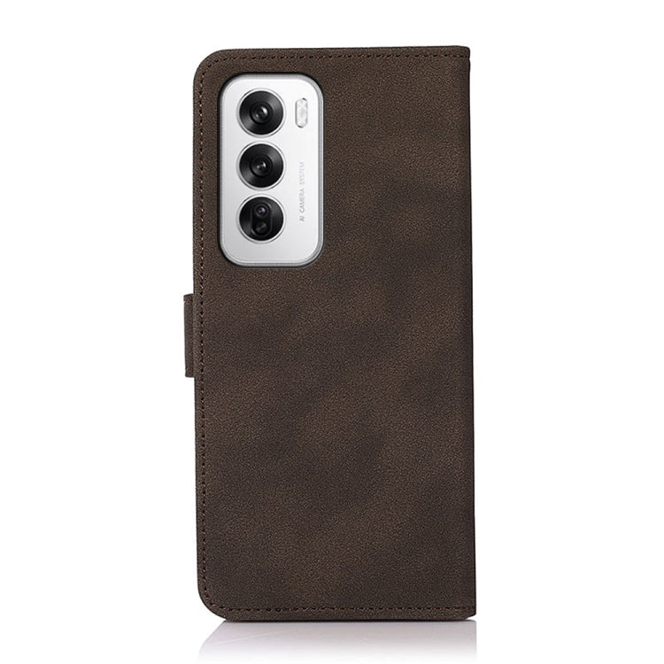 For OPPO Reno12 5G Global KHAZNEH Matte Texture Leather Phone Case