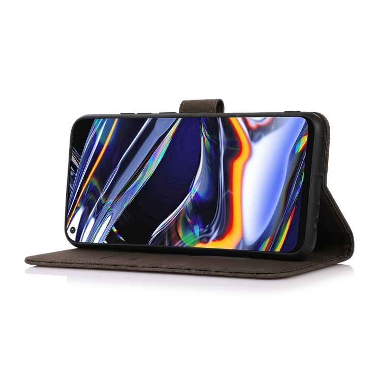 For OPPO Reno12 5G Global KHAZNEH Matte Texture Leather Phone Case