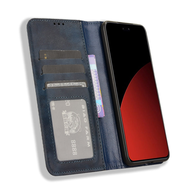 For Xiaomi Civi 4 Pro 5G Magnetic Buckle Retro Texture Leather Phone Case