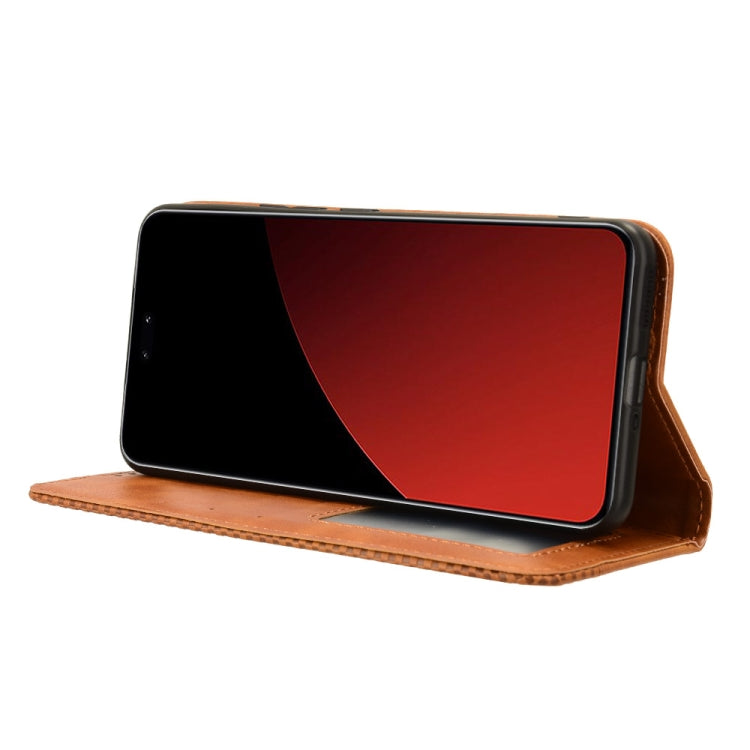For Xiaomi Civi 4 Pro 5G Magnetic Buckle Retro Texture Leather Phone Case