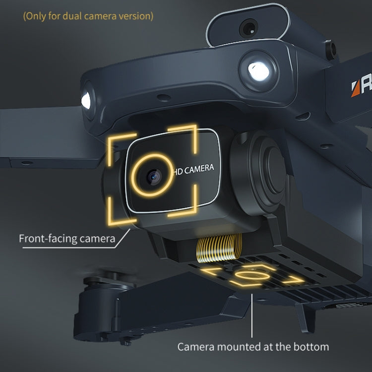JJR/C H106 8K Dual Camera Optical Flow Four-sided Obstacle Avoidance RC Drone, Model:Type