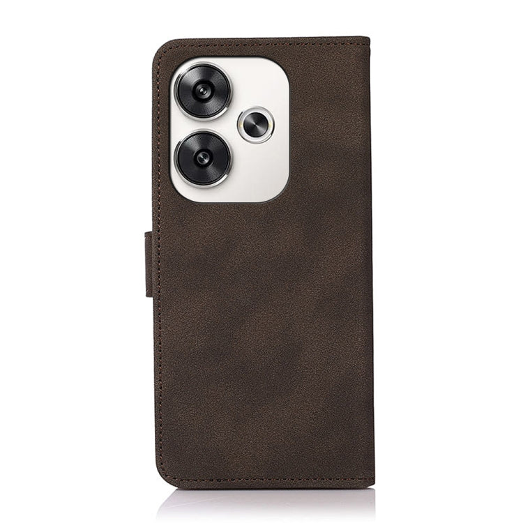 For Xiaomi Poco F6 / Redmi Turbo 3 KHAZNEH Matte Texture Leather Phone Case