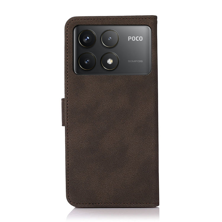 For Xiaomi Poco F6 Pro KHAZNEH Matte Texture Leather Phone Case