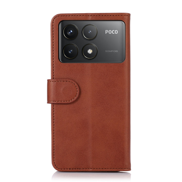 For Xiaomi Poco F6 Pro Cow Texture Leather Phone Case