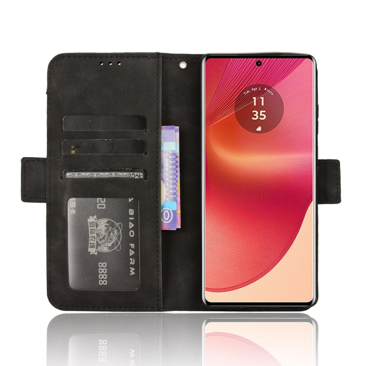For Motorola Edge 50 Fusion Skin Feel Calf Texture Card Slots Leather Phone Case