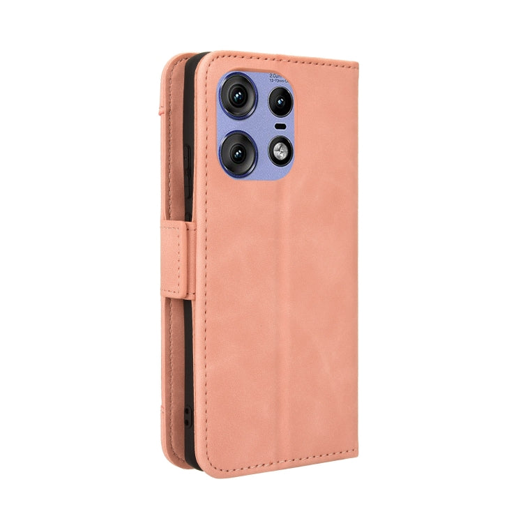 For Motorola Edge 50 Pro Skin Feel Calf Texture Card Slots Leather Phone Case