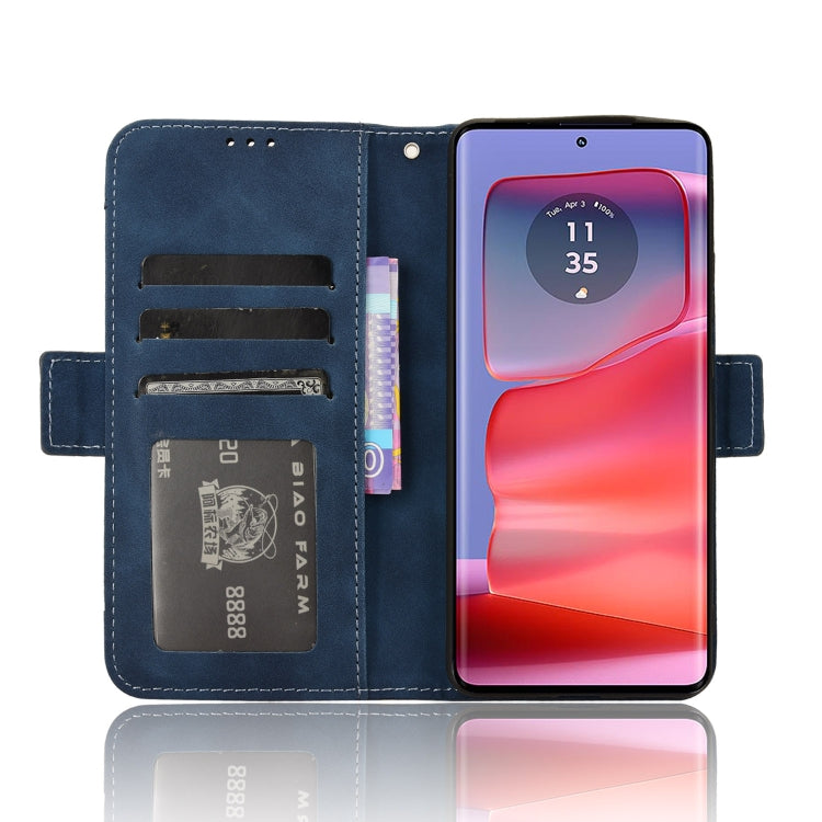 For Motorola Edge 50 Pro Skin Feel Calf Texture Card Slots Leather Phone Case