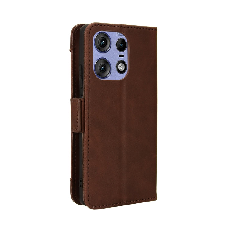For Motorola Edge 50 Pro Skin Feel Calf Texture Card Slots Leather Phone Case