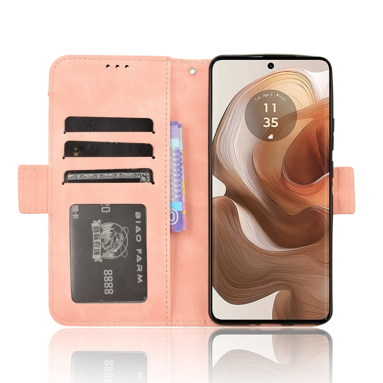 For Motorola Edge 50 Ultra / Moto X50 Ultra Skin Feel Calf Texture Card Slots Leather Phone Case
