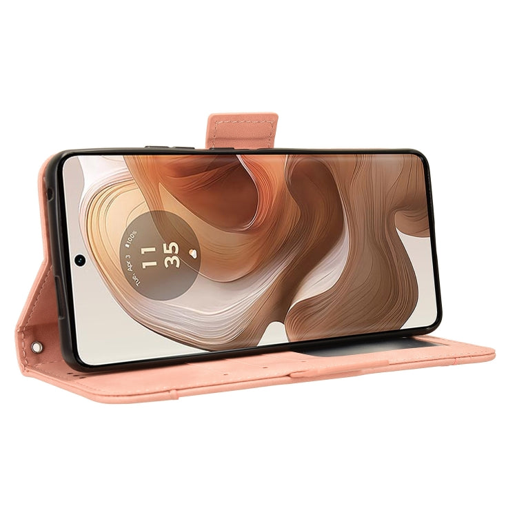 For Motorola Edge 50 Ultra / Moto X50 Ultra Skin Feel Calf Texture Card Slots Leather Phone Case