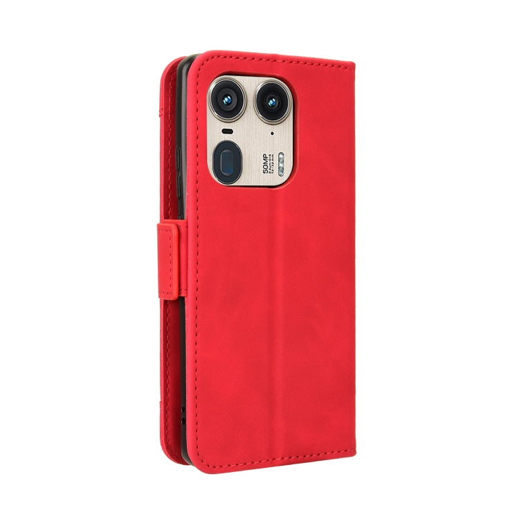 For Motorola Edge 50 Ultra / Moto X50 Ultra Skin Feel Calf Texture Card Slots Leather Phone Case
