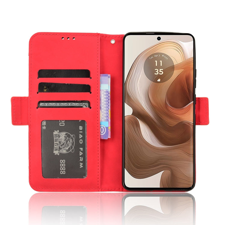For Motorola Edge 50 Ultra / Moto X50 Ultra Skin Feel Calf Texture Card Slots Leather Phone Case