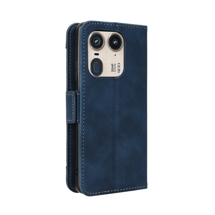 For Motorola Edge 50 Ultra / Moto X50 Ultra Skin Feel Calf Texture Card Slots Leather Phone Case