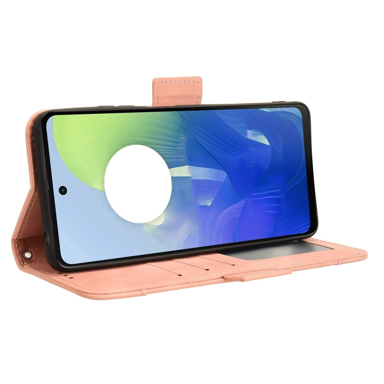 For Motorola Moto E14 / G04s / G24 Power Skin Feel Calf Texture Card Slots Leather Phone Case