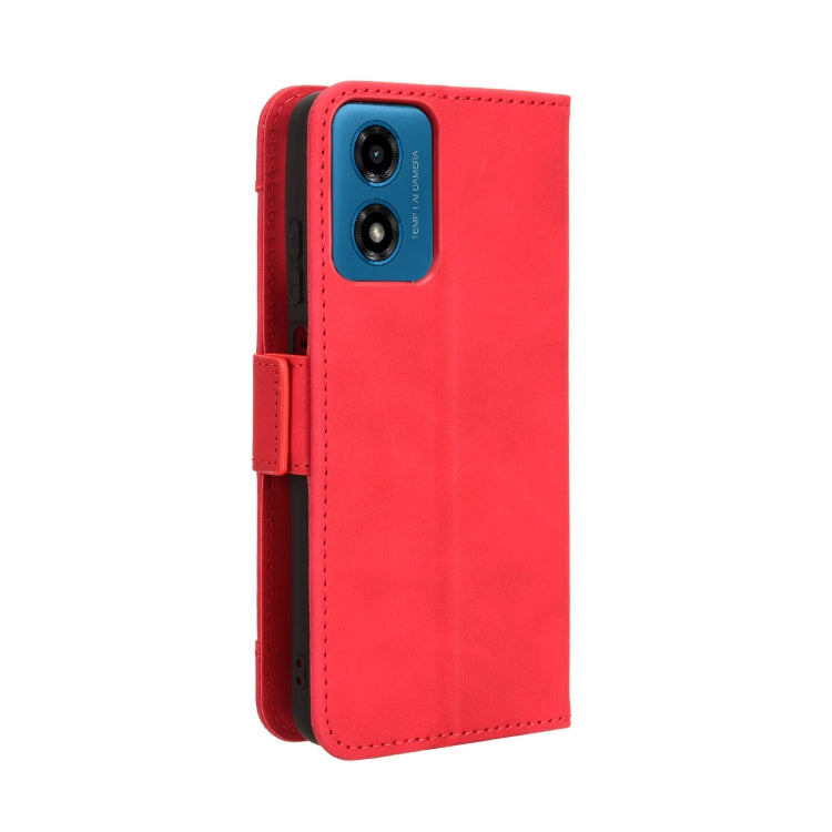 For Motorola Moto E14 / G04s / G24 Power Skin Feel Calf Texture Card Slots Leather Phone Case