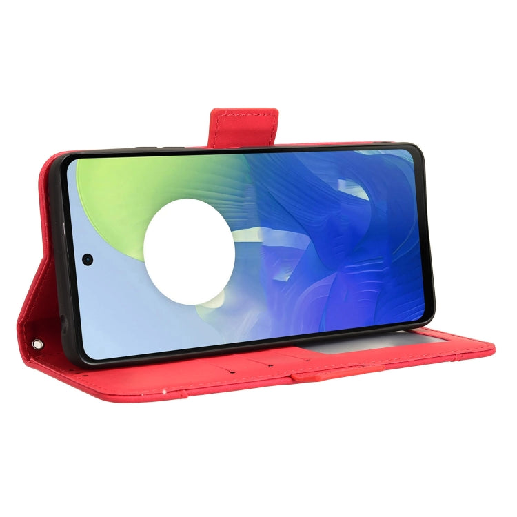 For Motorola Moto E14 / G04s / G24 Power Skin Feel Calf Texture Card Slots Leather Phone Case
