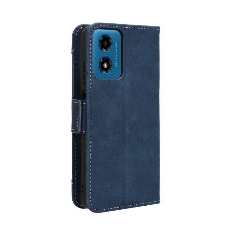 For Motorola Moto E14 / G04s / G24 Power Skin Feel Calf Texture Card Slots Leather Phone Case