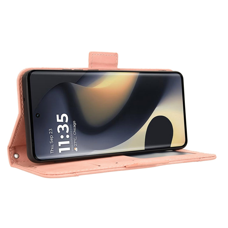 For Motorola Edge 2024 5G Skin Feel Calf Texture Card Slots Leather Phone Case