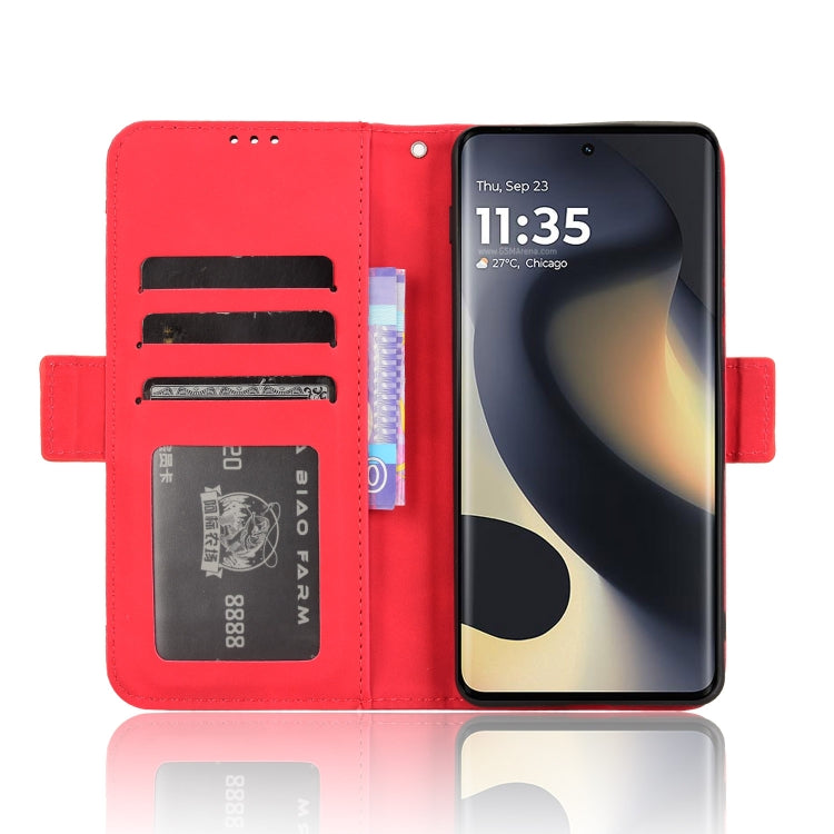 For Motorola Edge 2024 5G Skin Feel Calf Texture Card Slots Leather Phone Case