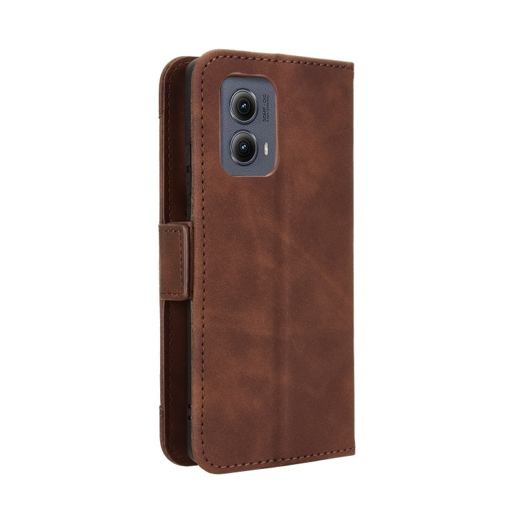 For Motorola Edge 2024 5G Skin Feel Calf Texture Card Slots Leather Phone Case