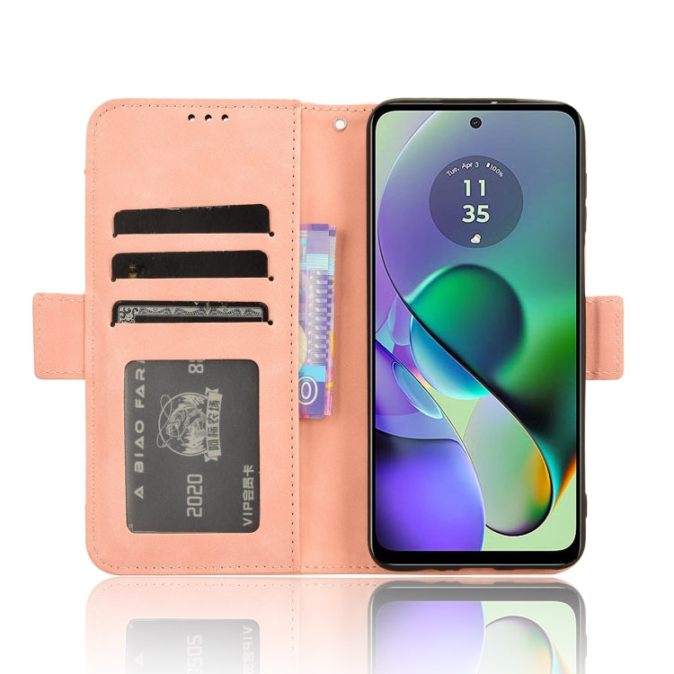 For Motorola Moto G64 5G / G64y 5G Skin Feel Calf Texture Card Slots Leather Phone Case