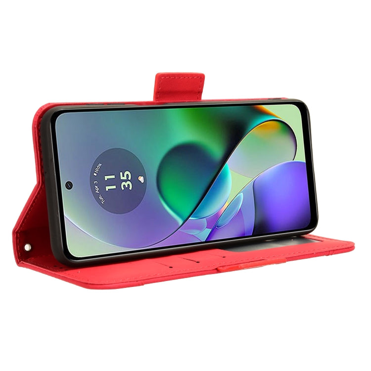 For Motorola Moto G64 5G / G64y 5G Skin Feel Calf Texture Card Slots Leather Phone Case